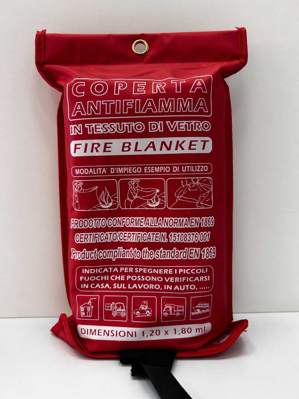 Coperta Antincendio 1.2x1.2 M - Ignifuga E Antifiamma Per Casa, Cucina E Auto - Foto 12